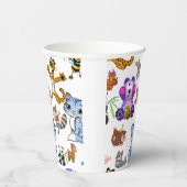 Gobelets En Papier Motif de dessin (Droite)