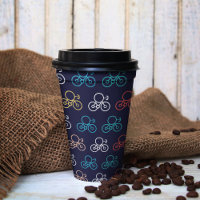 Motif de dessin animé de bicyclette