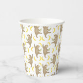 Gobelets En Papier Motif de fentes et bananes (Droite)