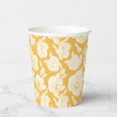 Gobelets En Papier Motif de fleurs d'or (Droite)