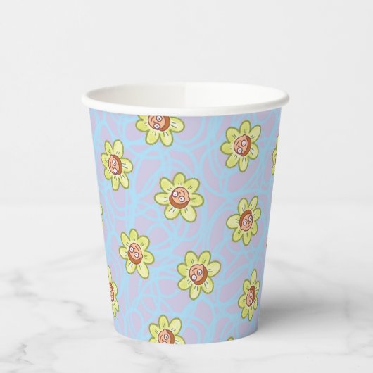 Gobelets En Papier Motif de fleurs Morty (Gauche)