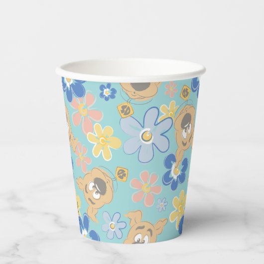Gobelets En Papier Motif de fleurs Scooby-Doo (Recto)