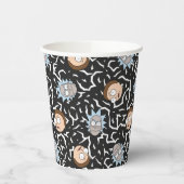 Gobelets En Papier Motif de foudre Rick et Morty (Gauche)