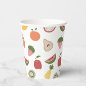 Gobelets En Papier Motif de fruits rustiques (Droite)