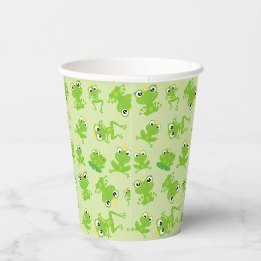 Gobelets En Papier Motif de grenouille, Grenouilles mignonnes, Grenou (Droite)