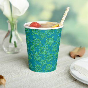 Gobelets En Papier Motif de la foule de Starfish