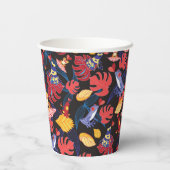 Gobelets En Papier Motif De La Grenouille Amoureuse (Verso)