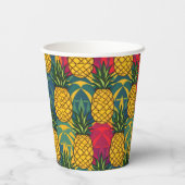 Gobelets En Papier Motif de l'ananas  (Verso)