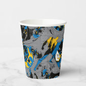 Gobelets En Papier Motif de lancer à fond Batman (Gauche)