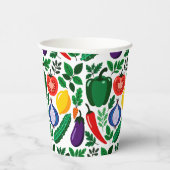 Gobelets En Papier Motif de légume (Droite)