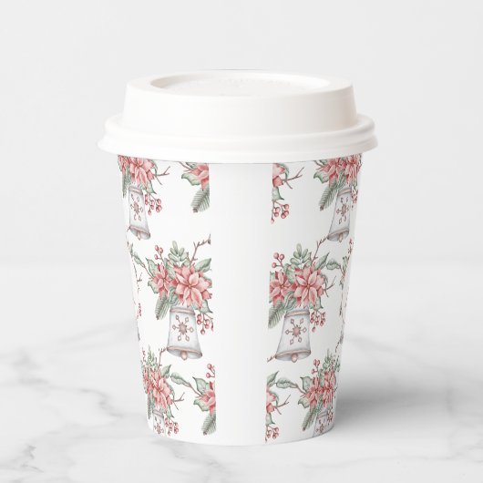 Gobelets En Papier Motif de Noël Bell (Gauche)