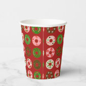 Gobelets En Papier Motif de Noël Donut Holiday (Droite)