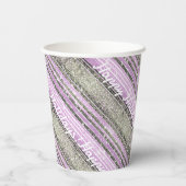 Gobelets En Papier Motif de Noël vert violet #28 ID1009 (Verso)