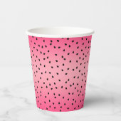 Gobelets En Papier Motif de pastèque (Recto)