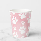 Gobelets En Papier Motif De Pâtes, Patrouilles Blanches, Aquarelles,  (Verso)