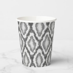 Gobelets En Papier Motif de peau de serpent Python