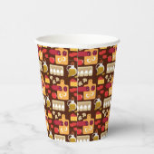 Gobelets En Papier Motif de pizza (Droite)