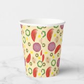 Gobelets En Papier Motif de pizza 2 (Droite)