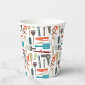 Gobelets En Papier Motif de soins (Recto)