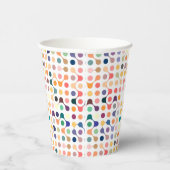 Gobelets En Papier Motif de structure moléculaire (Droite)