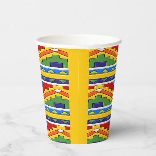 Gobelets En Papier Motif de Talavera (Droite)