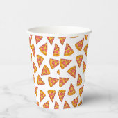 Gobelets En Papier Motif de tranche Pizza Fun (Droite)