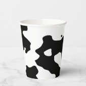 Gobelets En Papier Motif de vache noir et blanc  (Gauche)