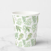 Gobelets En Papier Motif de verdure forestière (Droite)