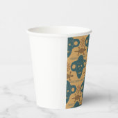 Gobelets En Papier Motif de visage ethnique africain Masque tribal (Droite)