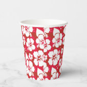 Gobelets En Papier Motif des fleurs d'Hibiscus (Droite)