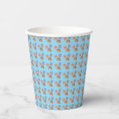 Gobelets En Papier Motif des Sbuirrels Flottant (Recto)