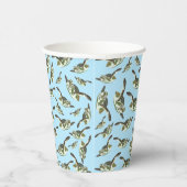 Gobelets En Papier Motif des Tortues de mer (Droite)