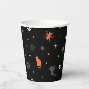 Gobelets En Papier Motif d'Halloween