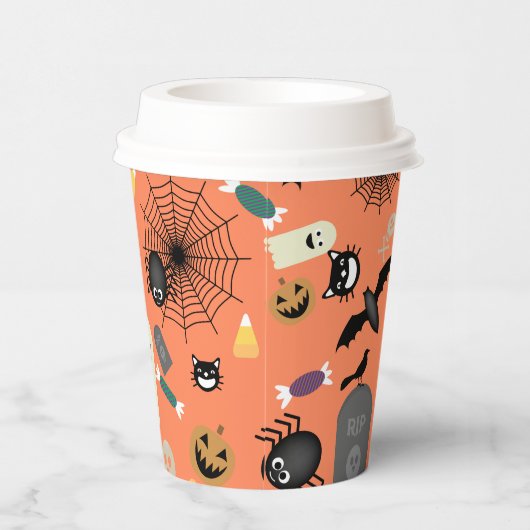 Gobelets En Papier Motif d'Halloween (Droite)