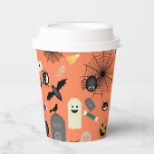 Gobelets En Papier Motif d'Halloween (Recto)