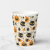 Gobelets En Papier Motif d'Halloween rétro (Droite)