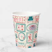 Gobelets En Papier Motif d'icône Elf Holiday (Droite)