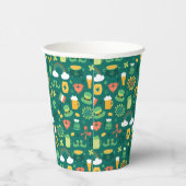 Gobelets En Papier Motif d'icône irlandais mignon (Droite)