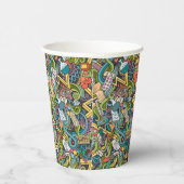 Gobelets En Papier Motif d'icône Médicale d'art Abstrait (Droite)