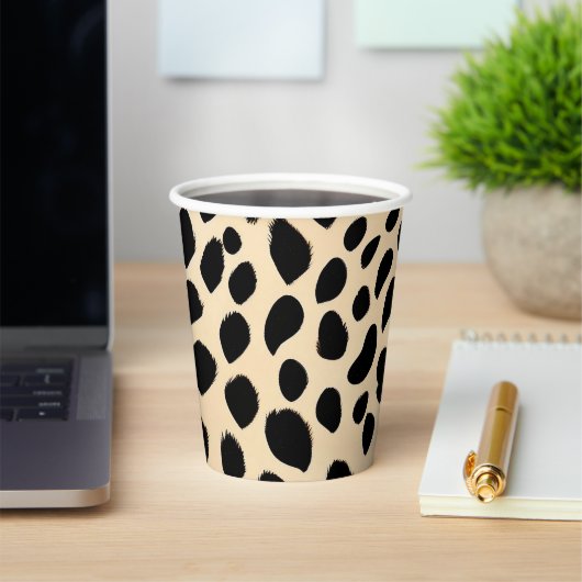 Gobelets En Papier Motif d'impression Cheetah (Insitu)