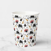 Gobelets En Papier Motif d'instrument de musique (Gauche)