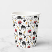 Gobelets En Papier Motif d'instrument de musique (Recto)