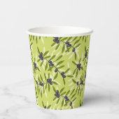 Gobelets En Papier Motif d'olive (Verso)