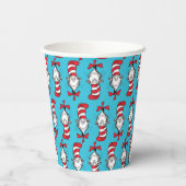Gobelets En Papier Motif du Chat dans le Chapeau (Verso)