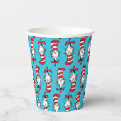 Gobelets En Papier Motif du Chat dans le Chapeau (Recto)