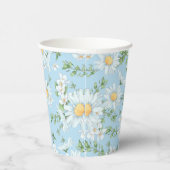Gobelets En Papier Motif du jardin fleuri Pastel Daisy (Droite)