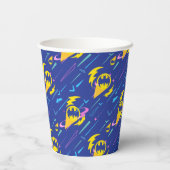 Gobelets En Papier Motif du signal de chauve-souris Batman (Verso)