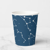 Gobelets En Papier Motif étoile Constellation (Verso)