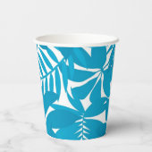 Gobelets En Papier motif feuille (Verso)