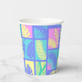 Gobelets En Papier motif feuille (Gauche)